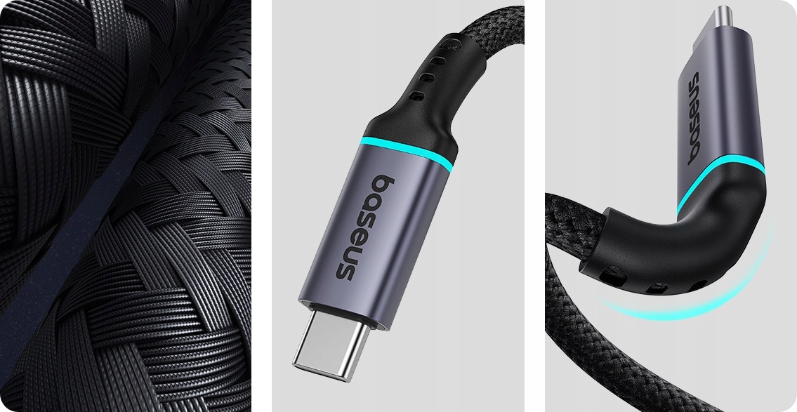 BASEUS KABEL PRZEDŁUŻACZ PRZEJŚCIÓWKA USB-C 10GB/S 50CM MĘSKI - ŻEŃSKI Marka Baseus