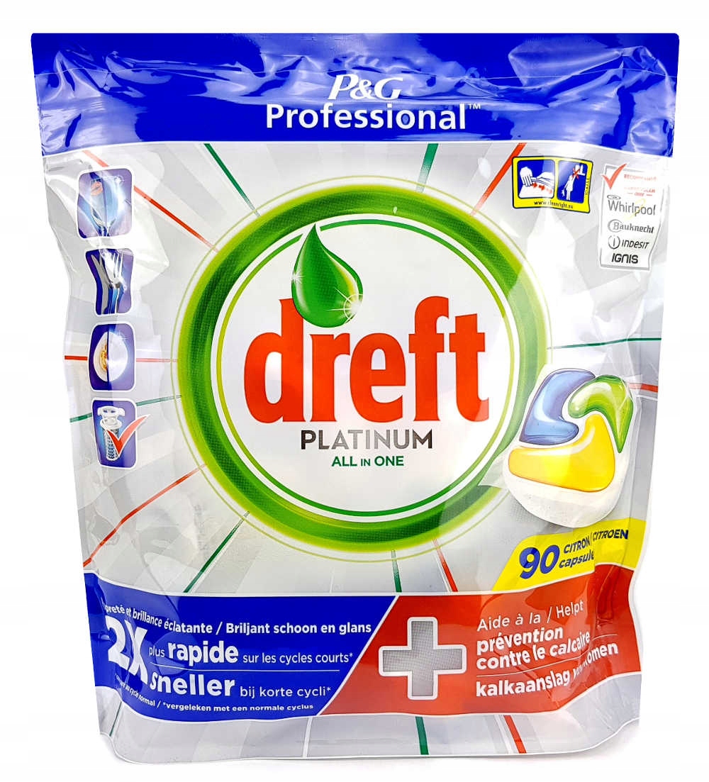 

Tabletki do zmywarki Dreft (Fairy) Lemon 90 szt