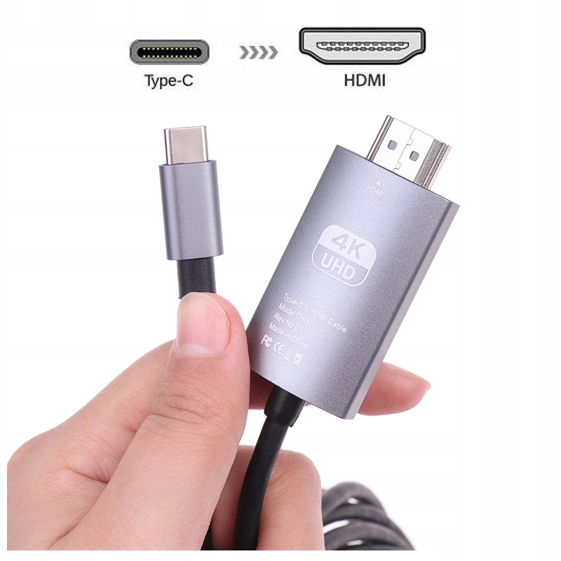 

Kabel Adapter Usb-c Do Hdmi 4K Uhd 200CM Mhl
