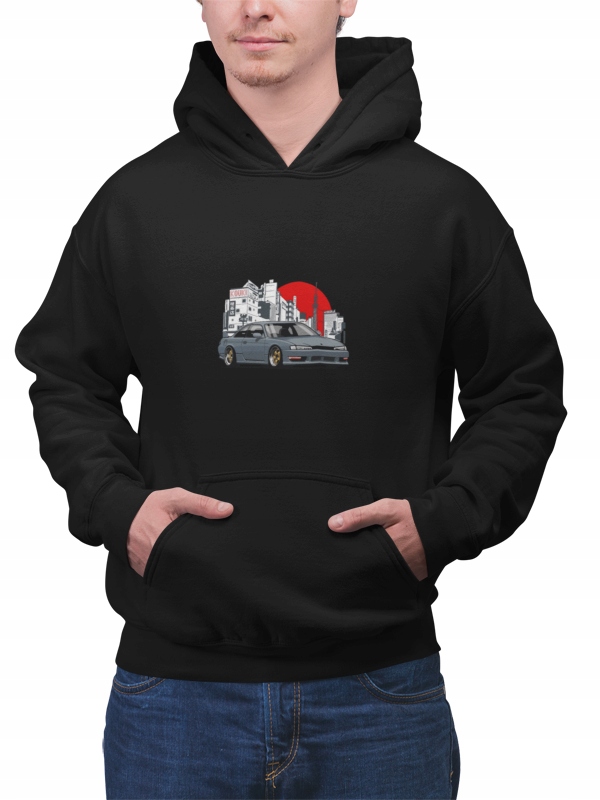 

Męska Bluza Nissan Skyline Gtr Jdm Z Kapturem XL