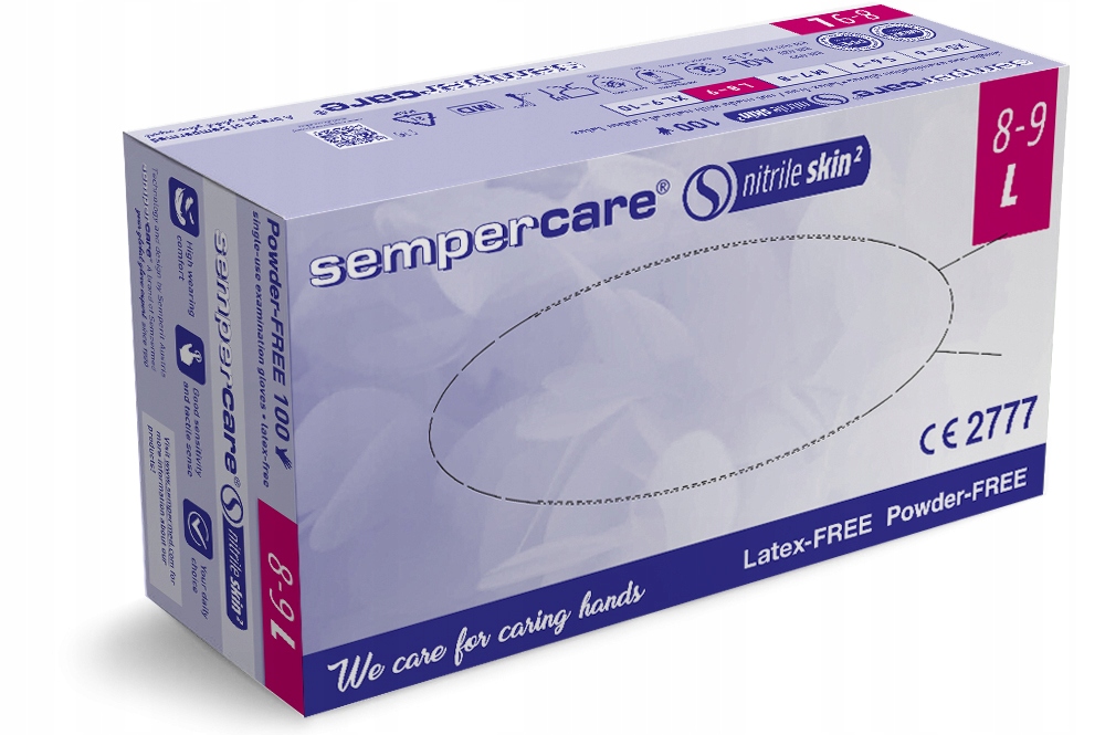 

Sempercare Skin 2 rękawice nitrylowe Pf r. L