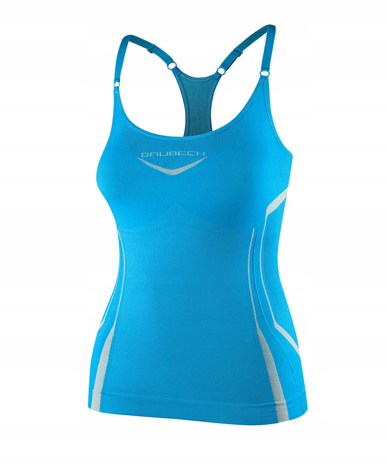 Bezrękawnik damski bokserka Fitness z crop topem