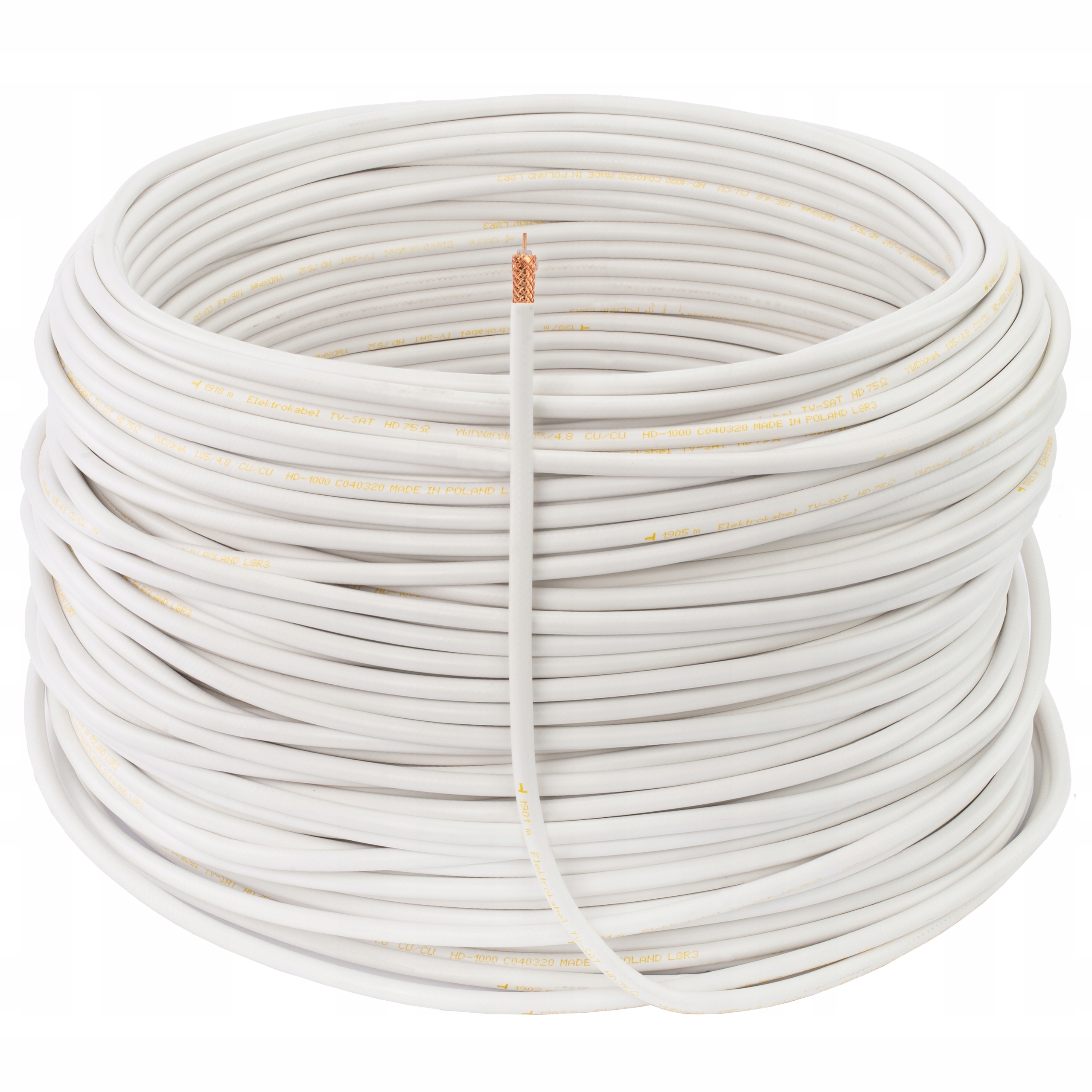 Kabel koncentryczny antenowy TV/SAT HD-1000 100m Kod producenta 06.2065.0100