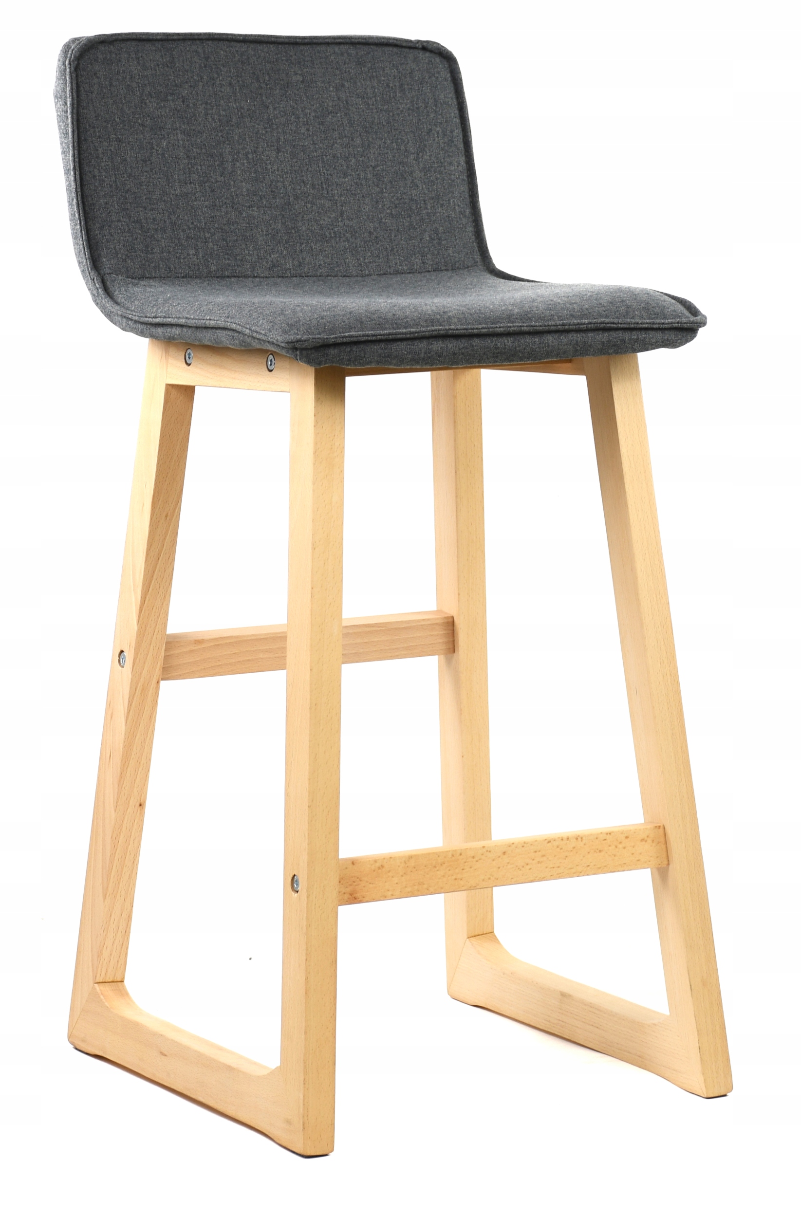 

Hoker, krzesło barowe Amo ciemny szary