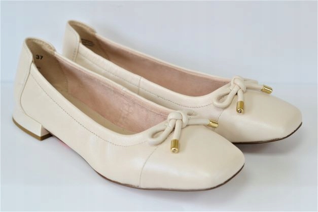 CAPRICE 22104-20 BALERINY CREAM PERLATO R.36 Marka Caprice