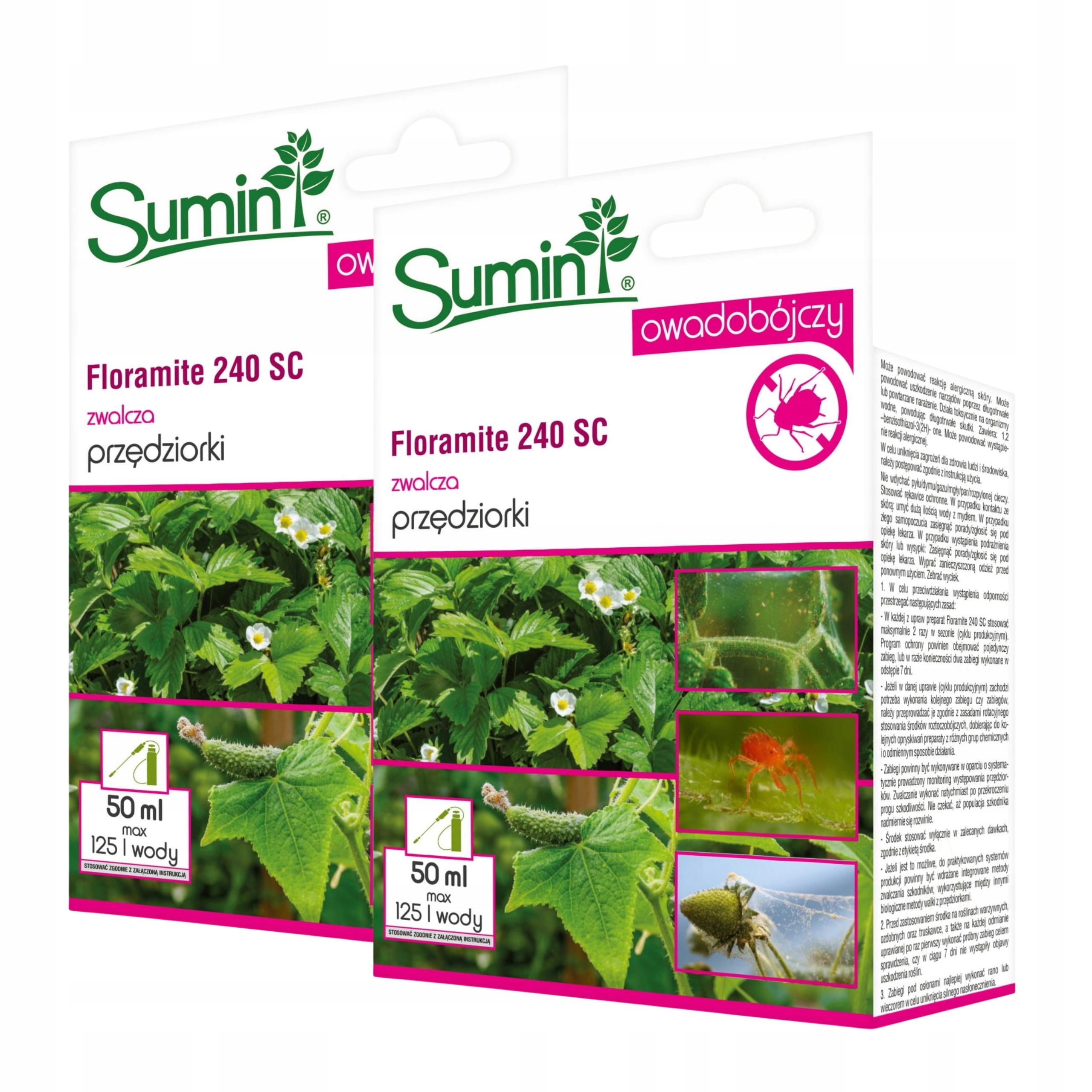 Floramite Na Przędziorka 240SC 2x10 ml Warzywa Rośliny Ozdobne Sumin