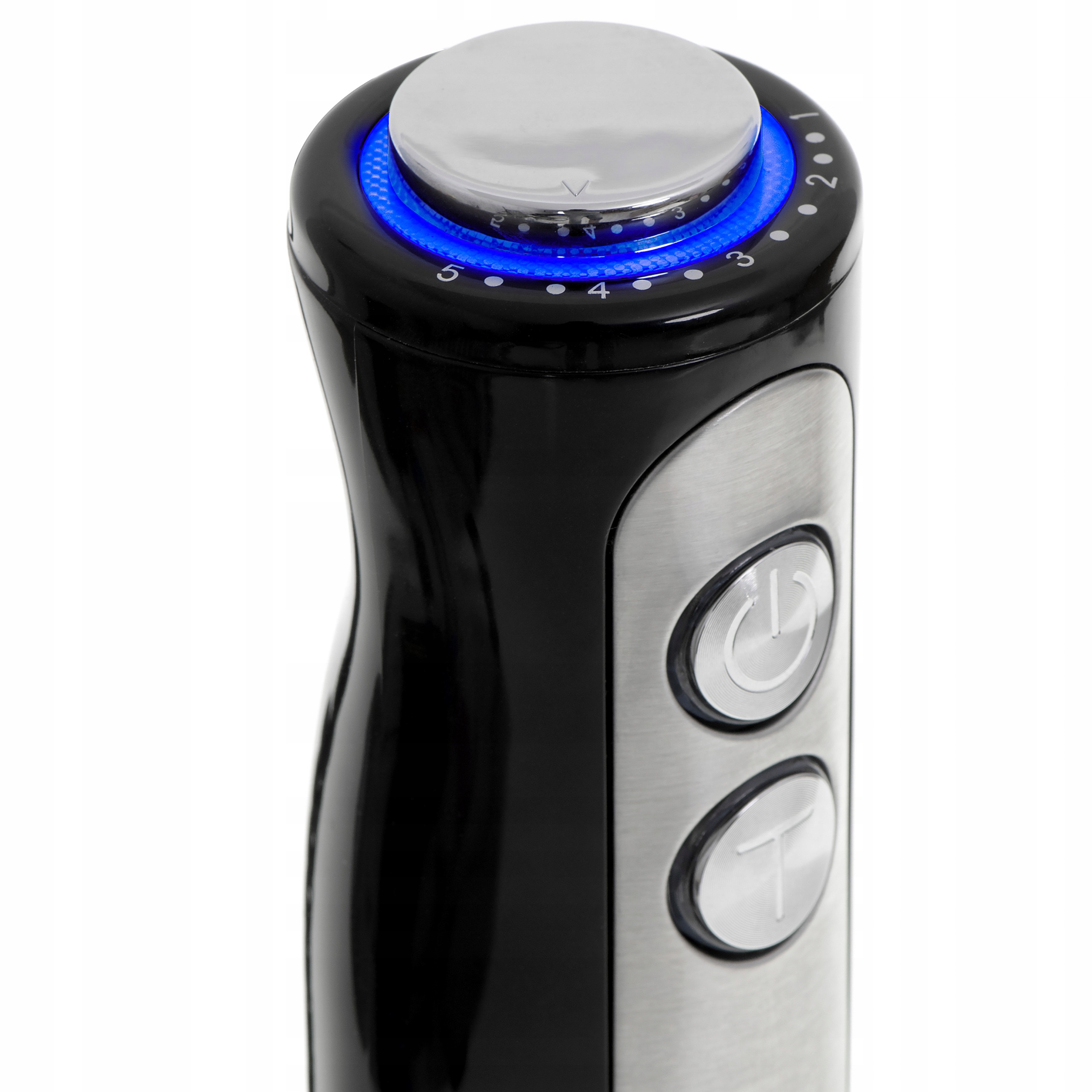 Blender ręczny AD 4625 Black - 5 prędkości, Turbo, stal nierdzewna