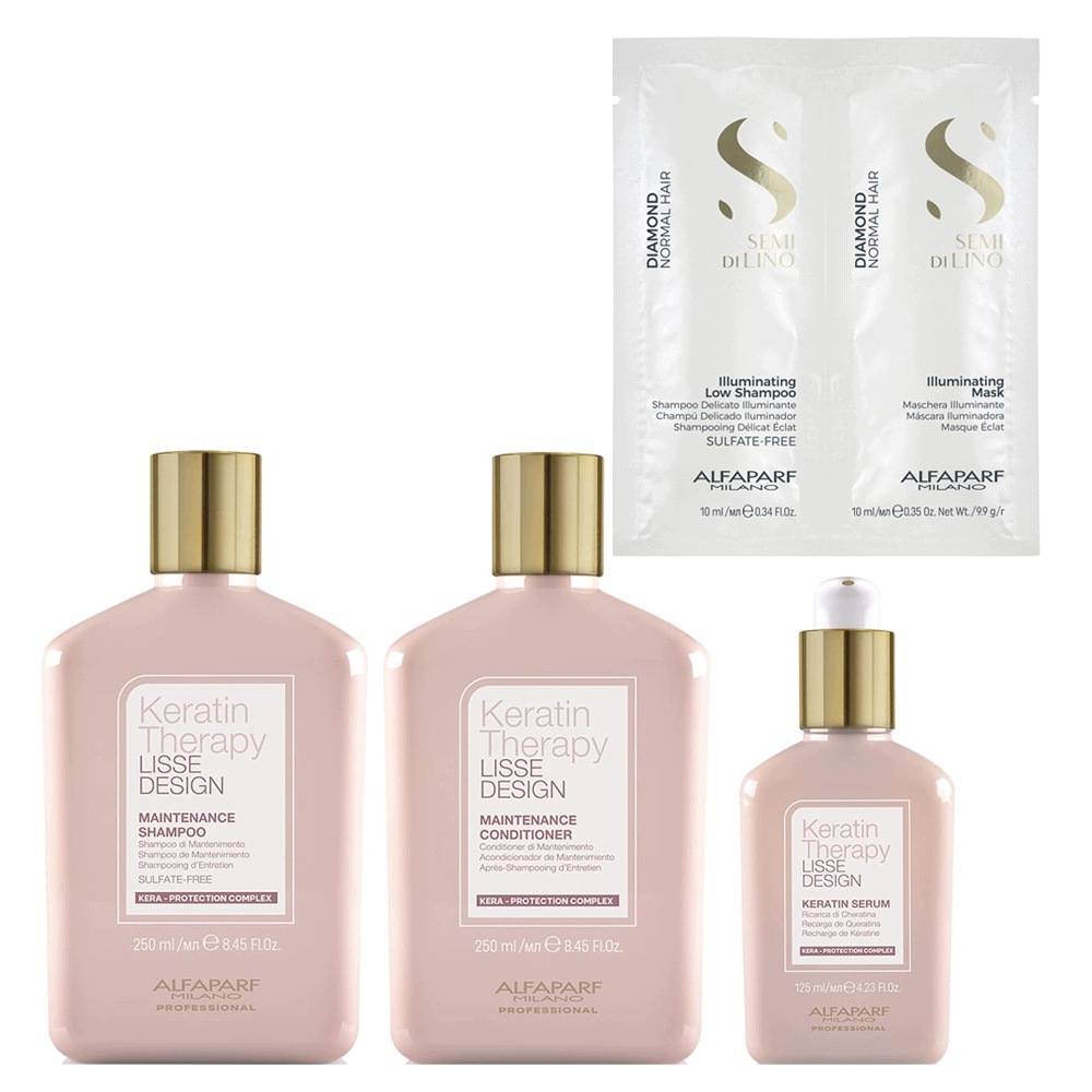Lisse Design Keratin Therapy szampon odżywka Zestaw