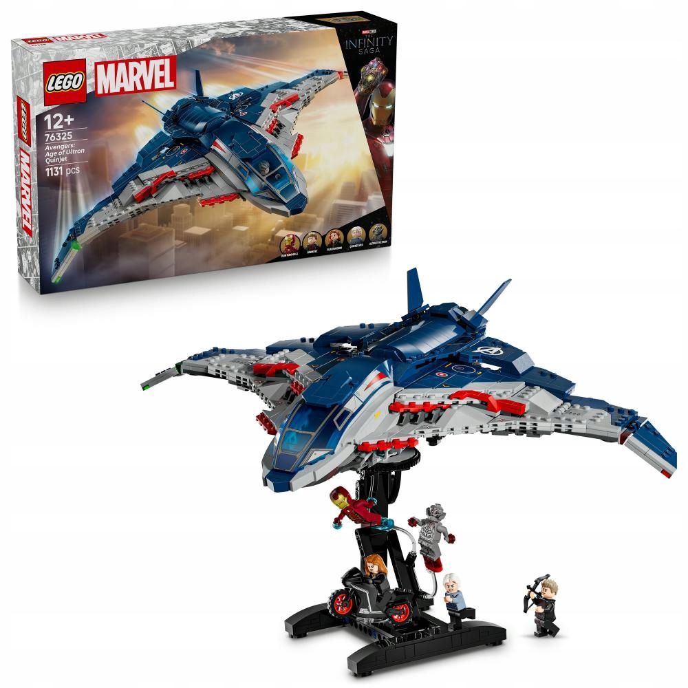 Lego 76325 Marvel Heroes Avengers: Čas Ultrona Quinjeta