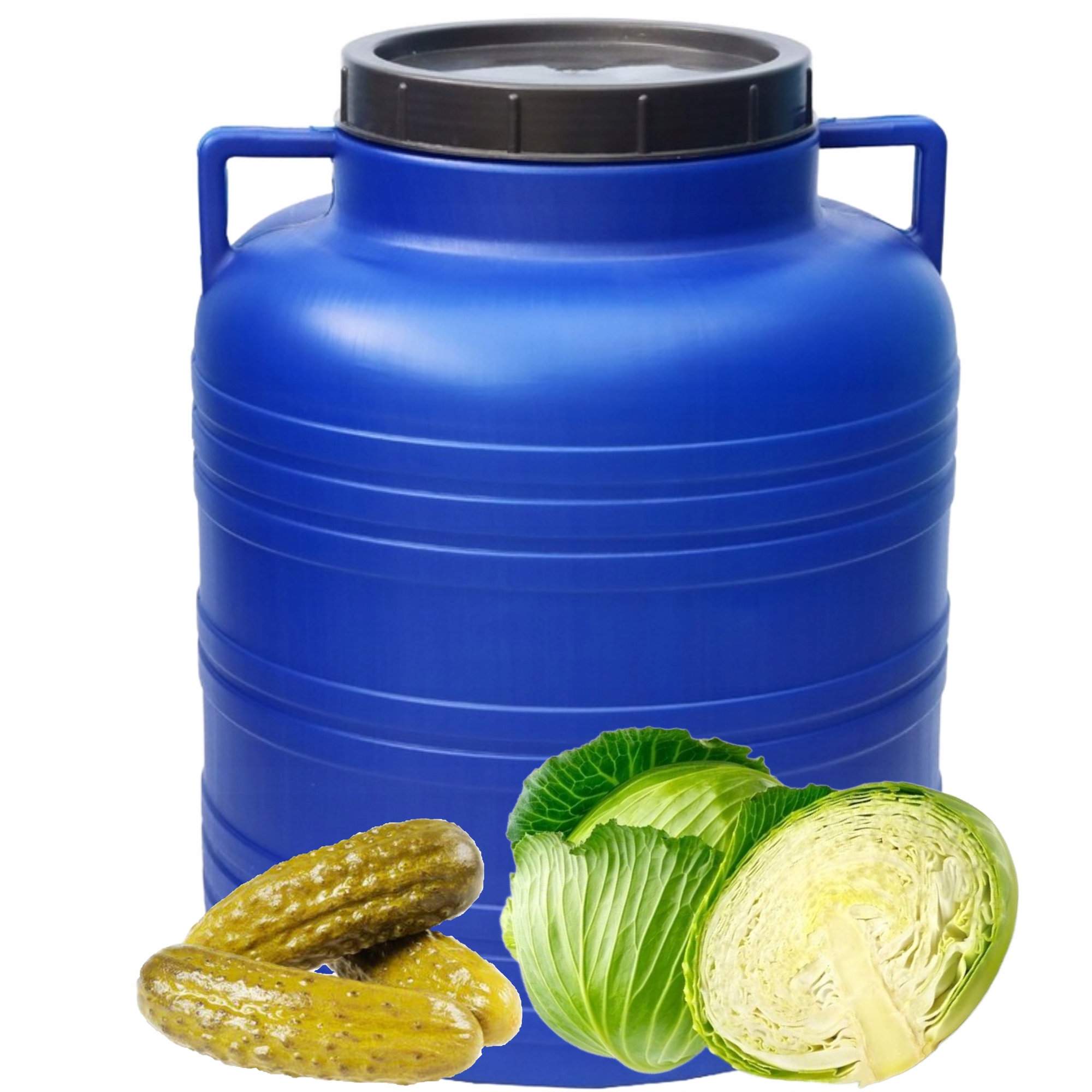 БОЧОНОК STERK 30L ПЛАСТИК С РУЧКАМИ ДЛЯ ХРАНЕНИЯ