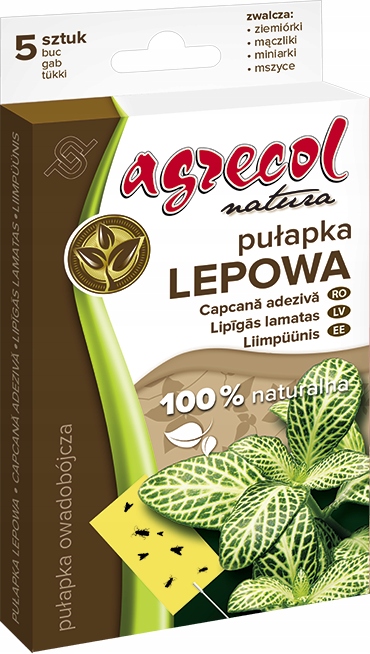 

Lep Żółte Lepy Do Doniczek Ziemiórki 5 Szt Agrecol