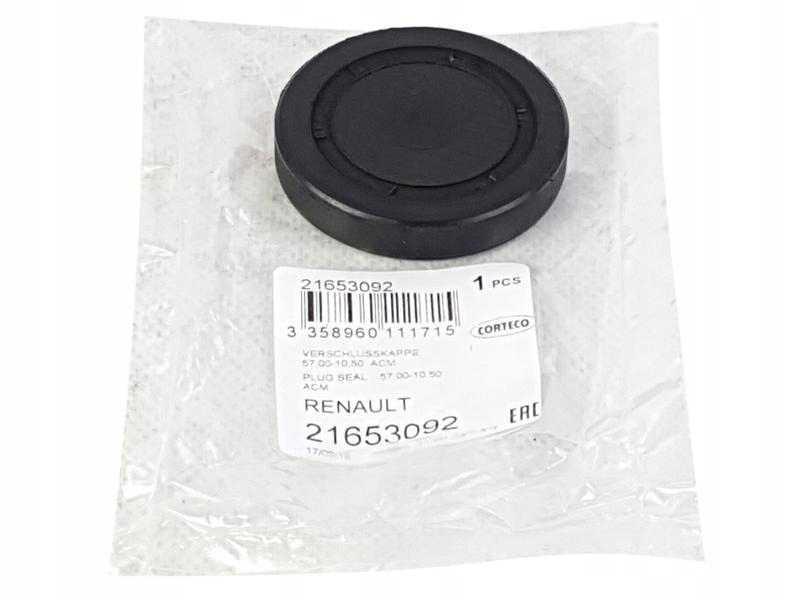 CORTECO ZAŚLEPKA WAŁKA 21653092 Producent części Corteco