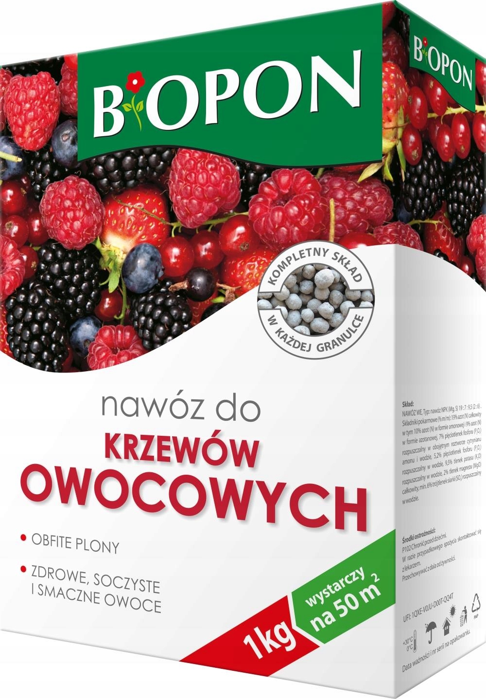 

Biopon Nawó Do Krzewów Owocowych Z 1KG