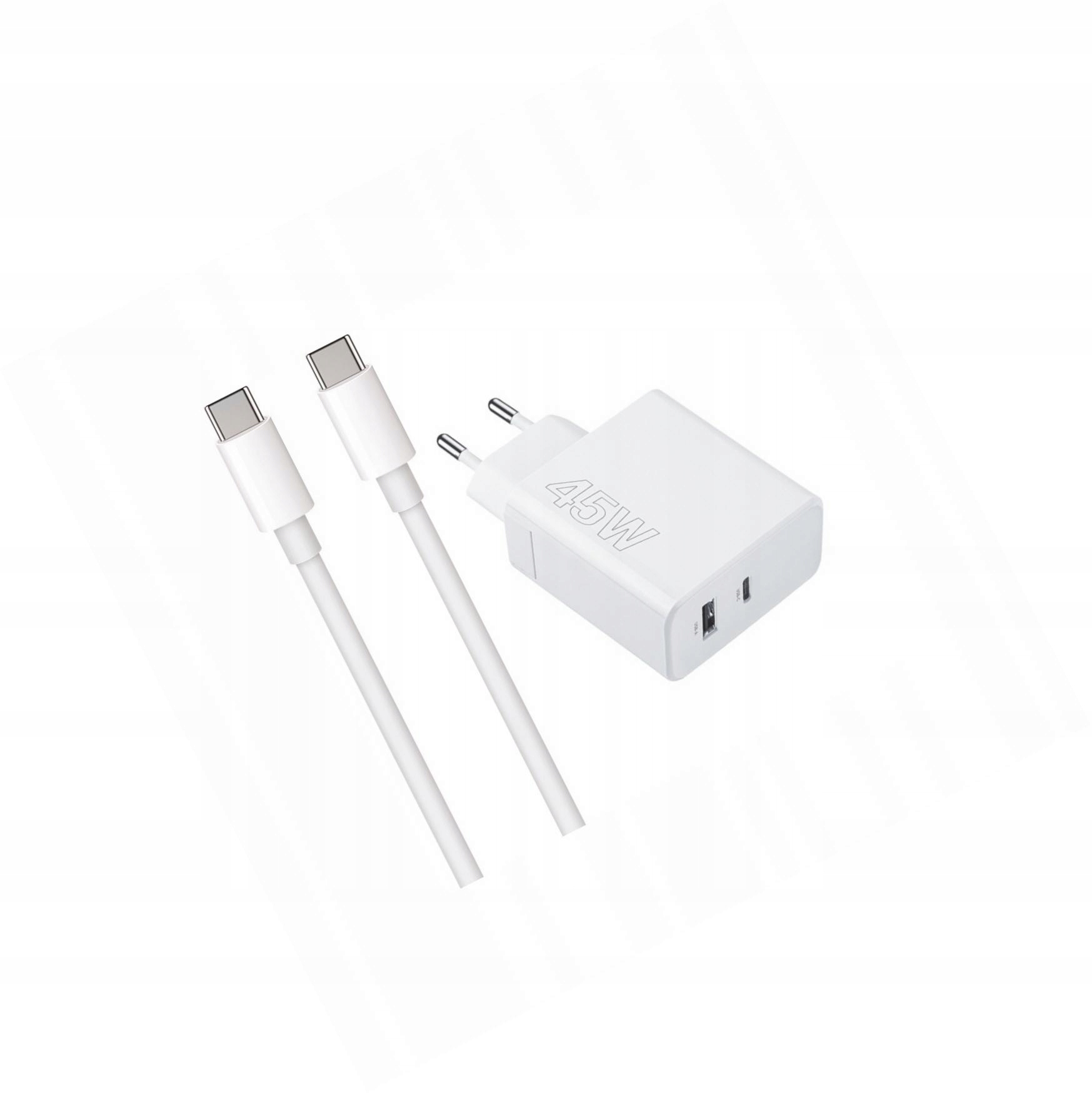 Szybka ładowarka 45W z długim kablem 2m 2 wejścia do Samsung Galaxy A30s