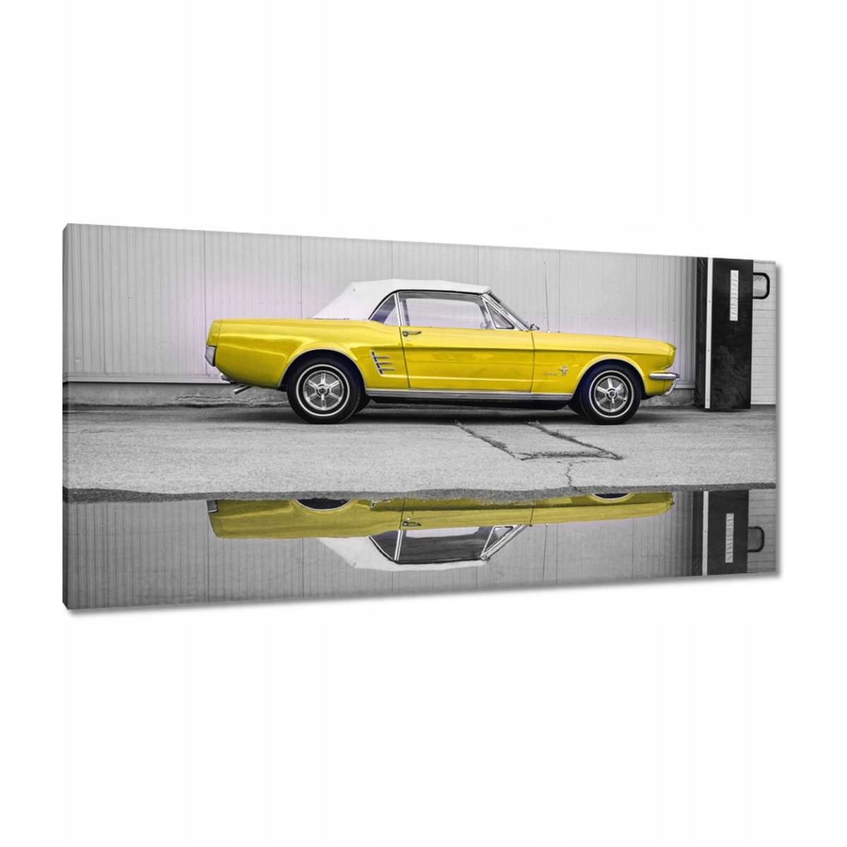 Obrazy 115x55 Žlutý Ford Mustang Usa