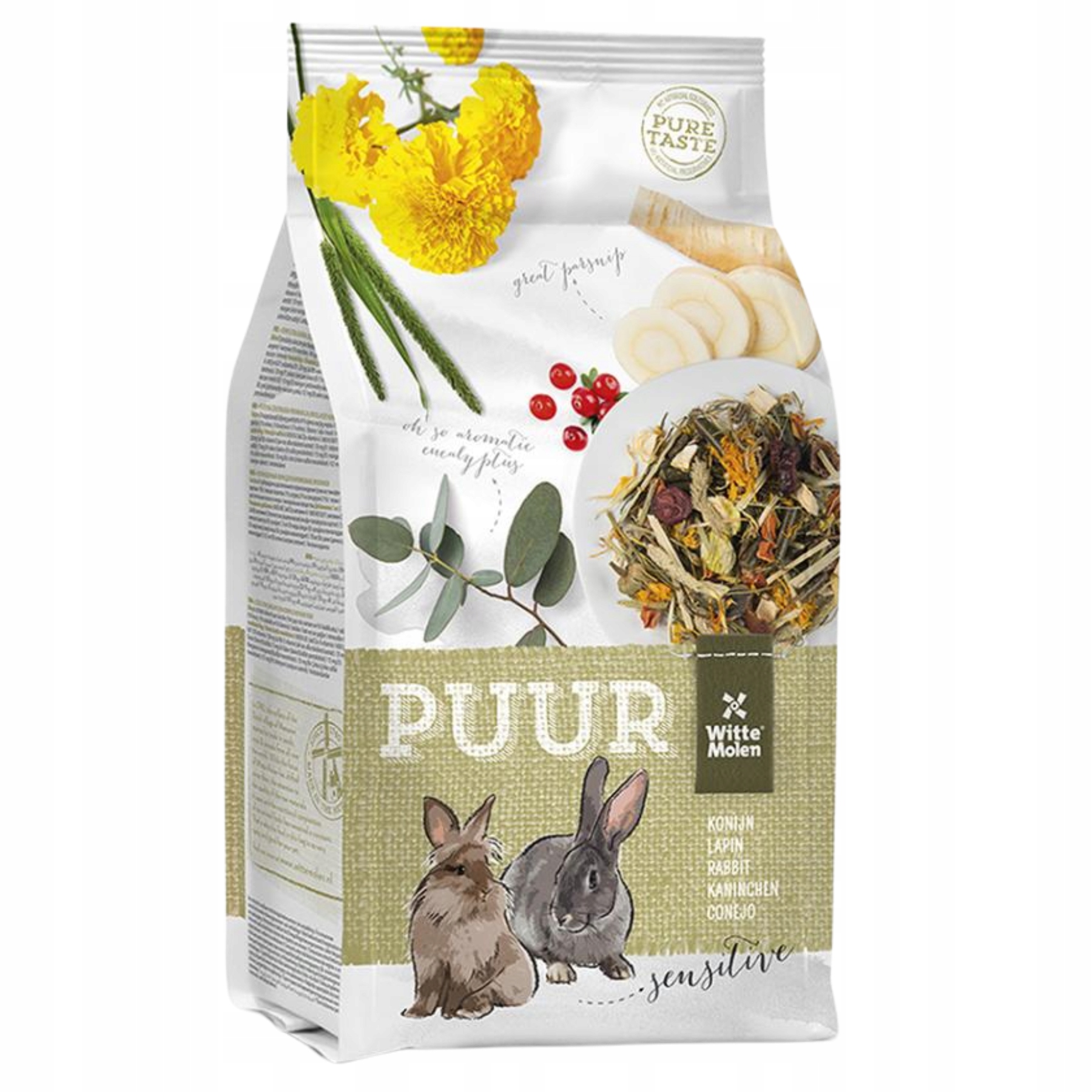 Levně Witte Molen Puur krmivo pro citlivé králíky 3 kg Rabbit Sensitive