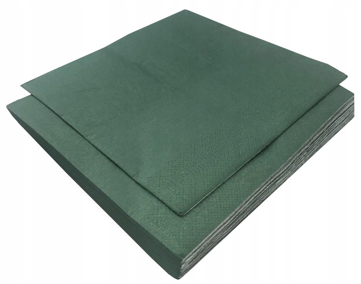 

Serwetka składana 33x33cm 3w 20szt butelkow zieleń