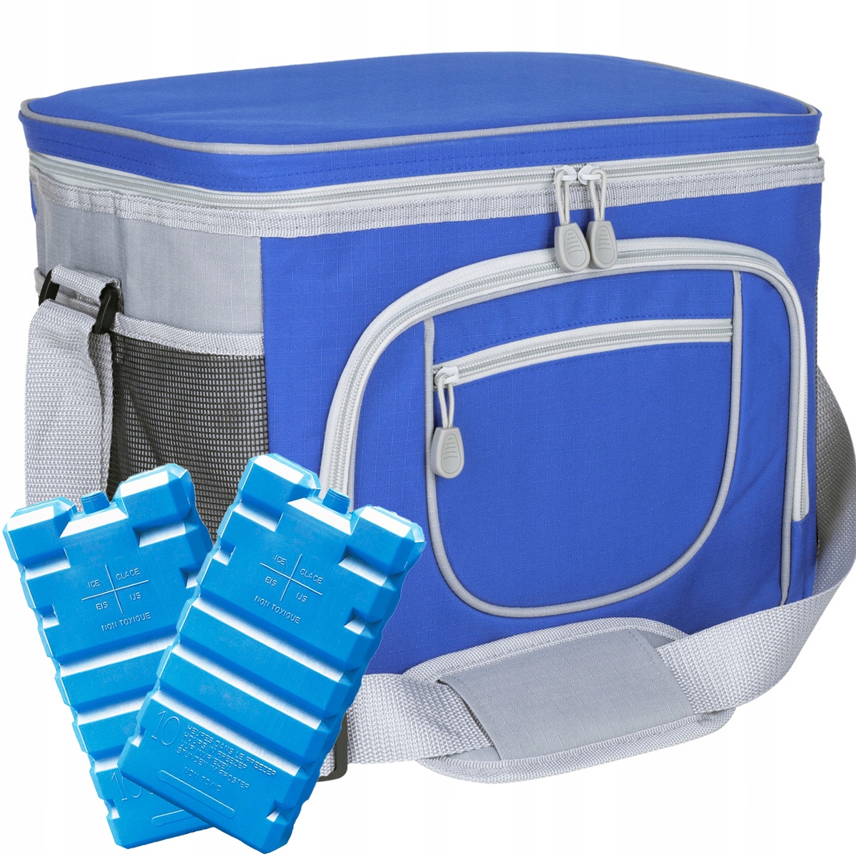 TORBA TERMICZNA IZOLACYJNA DUŻA TURYSTYCZNA 30L NA PLAŻĘ + 2SZT WKŁADY XXL