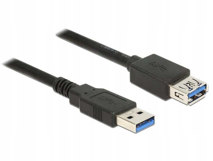 Kabel Delock 85058 czarny 5 m