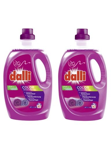 Levně 2x Gel na praní Dalli Color 50 praní 2,75 l