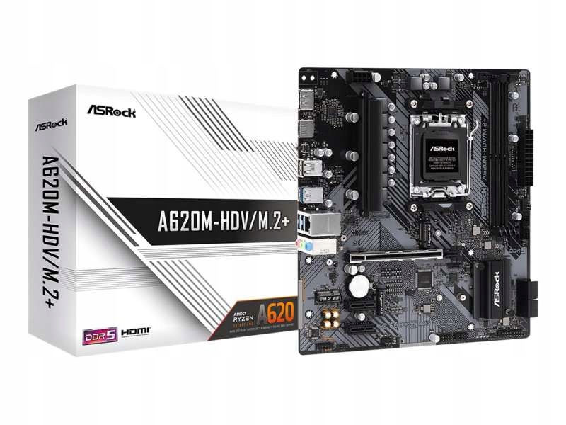 AMD RYZEN 5 7500F RX7700XT NM620 1000GB 16GB WIN10PRO Monitor brak