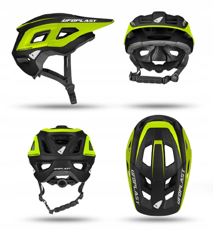 Ufo Helma na kolo Mtb E-Bike Defcon-Three Černá/Žlutá Fluo Velikost