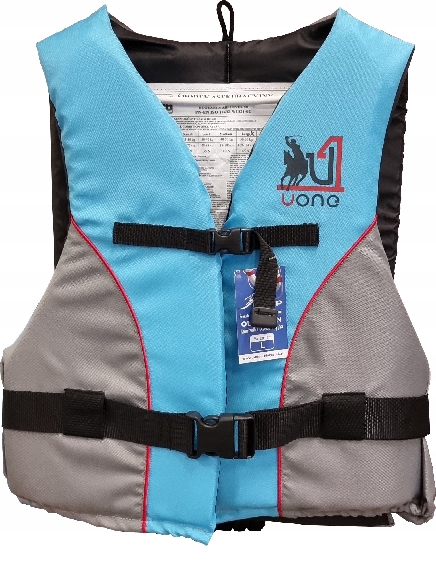 Kapok na deskę SUP STANDARD rozmiar L kolor niebieski