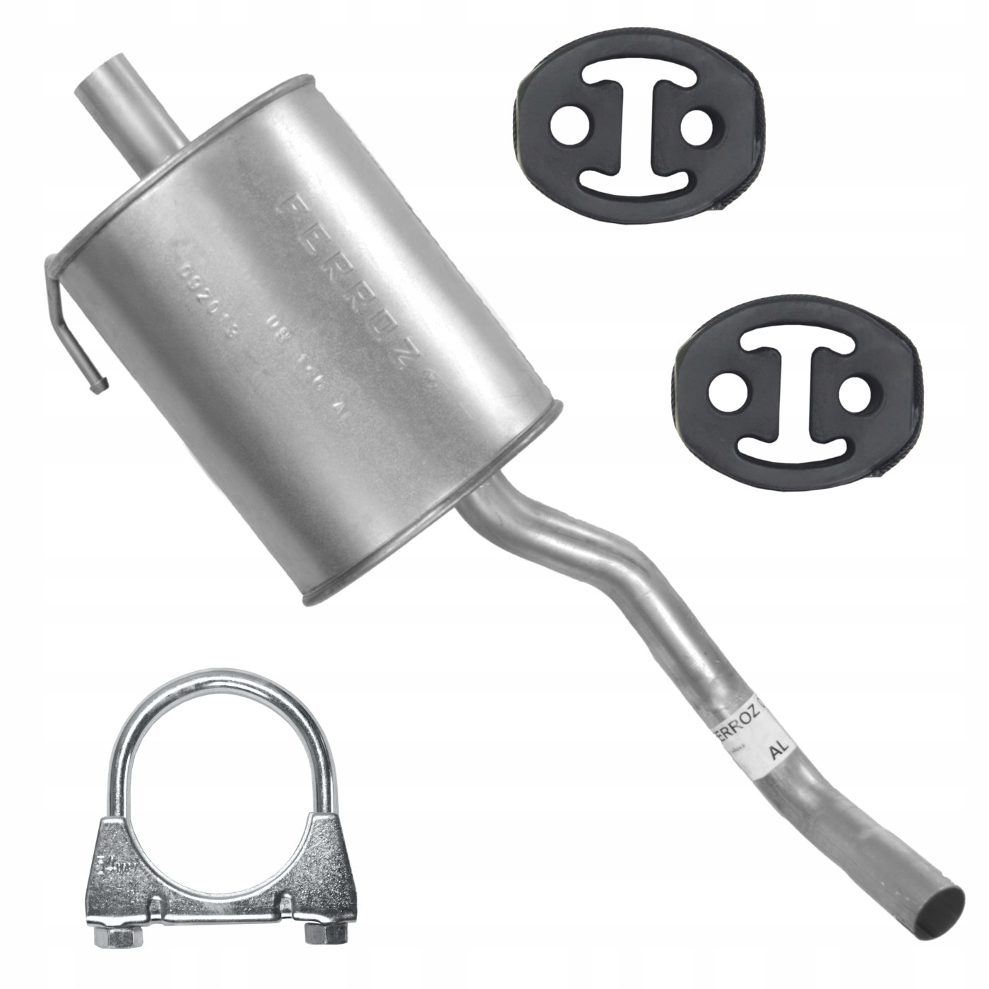 Tłumik końcowy Fiat Panda II 2 1.1 1.2 03-12 HTB