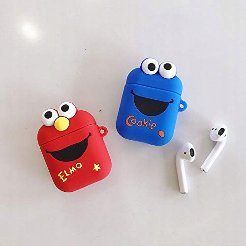 Etui na słuchawki Airpods 1/2 - Cookie Monster Niebieski Marka Greenzone
