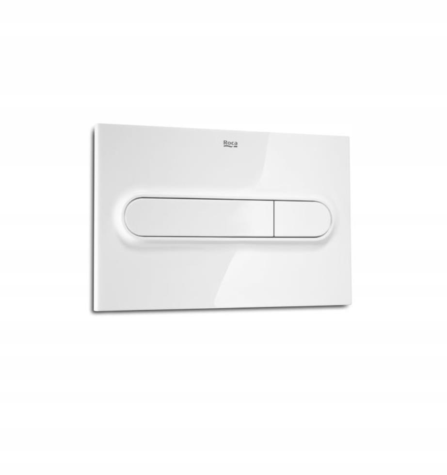 Roca PL1 One Tlačítko K Rámu Duplo Bílé