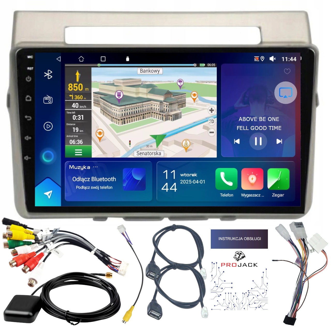 Autorádio Toyota Corolla Verso 2004-2009 Wifi Carplay Usb 2GB 64GB