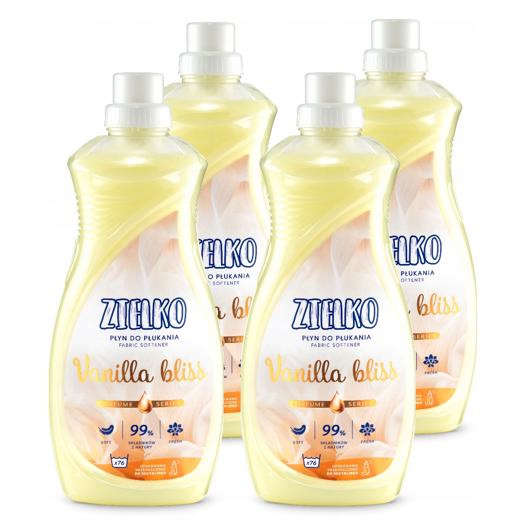 Zielko Sada Tekutá aviváž Vanilla Bliss 4x1520 ml Jemná (3+1)
