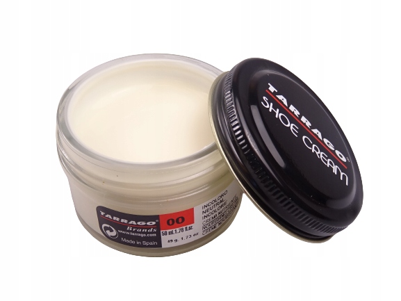 Pasta do butów krem na bazie wosku Tarrago 50 ml bezbarwny