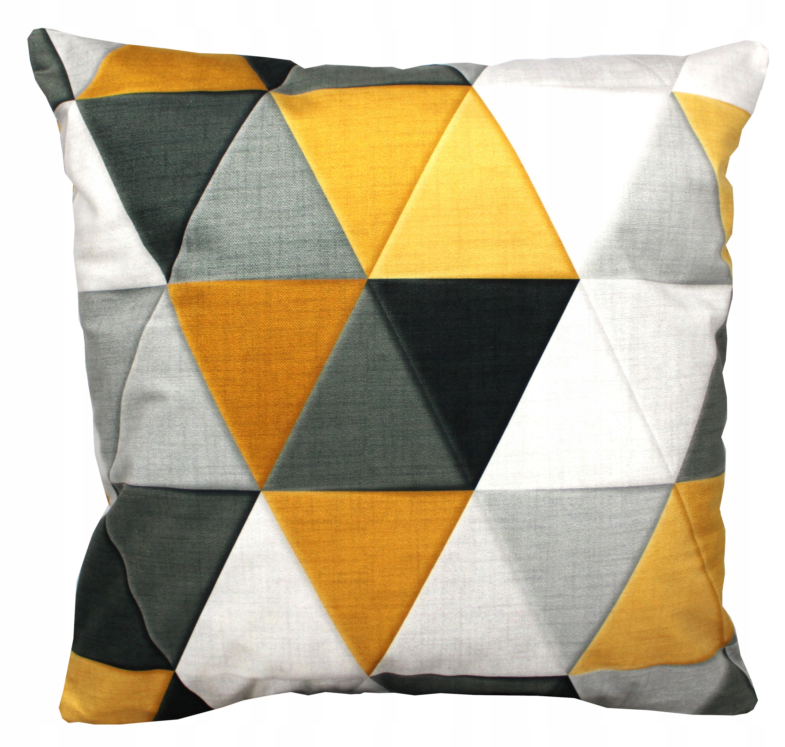 Poszewka na Poduszkę Musztarda 35x35cm 3D velvet