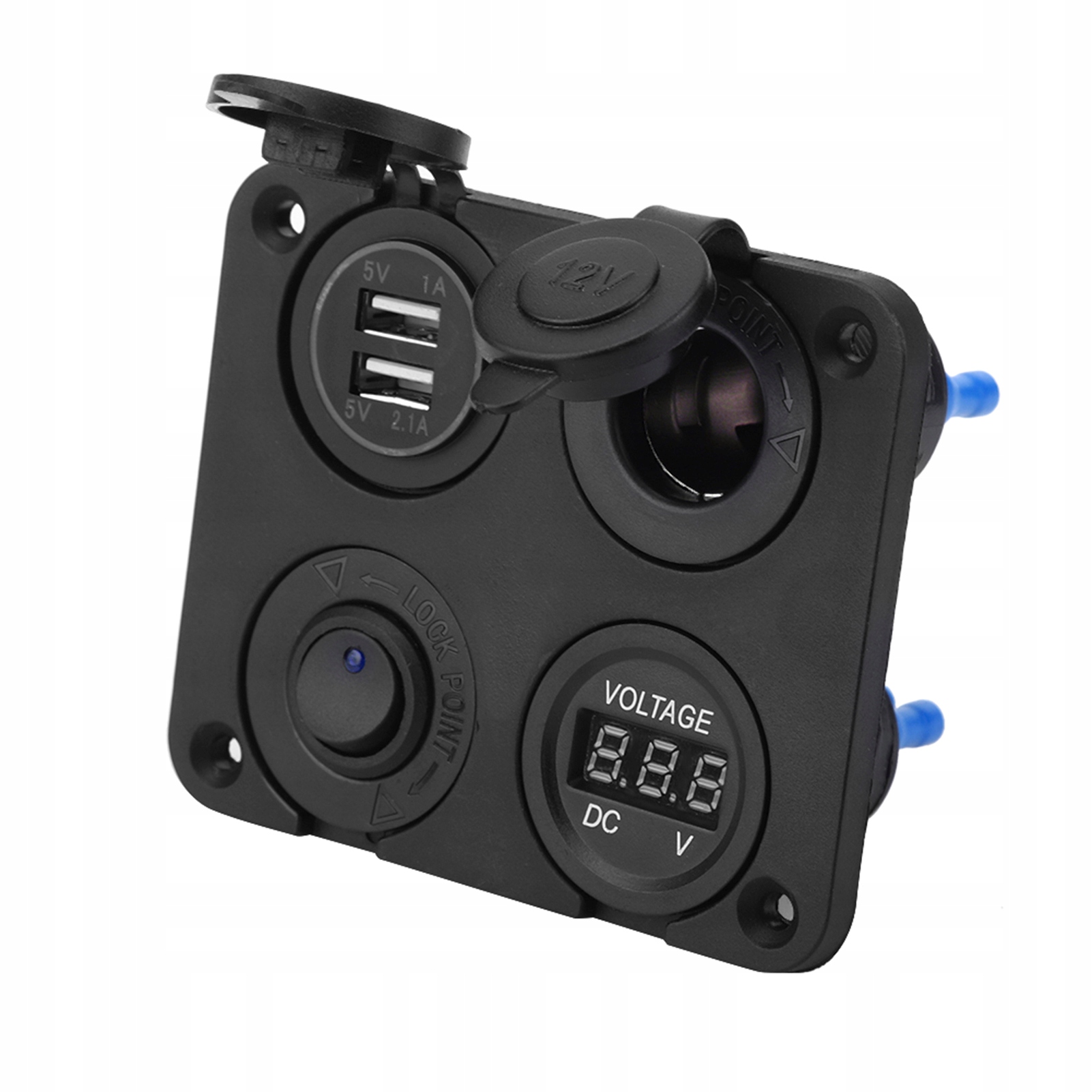 ГНЕЗДО ПРИКУРИВАТЕЛЯ USB ПАНЕЛЬ ПЕРЕКЛЮЧАТЕЛЯ 12V