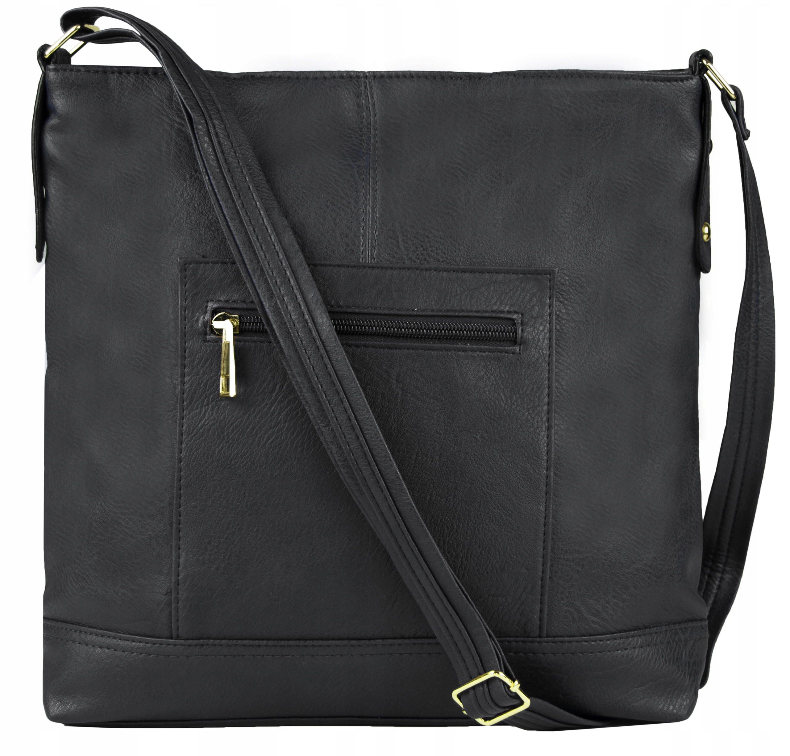 Torebka DAMSKA POJEMNA LISTONOSZKA WOREK A5 FB161