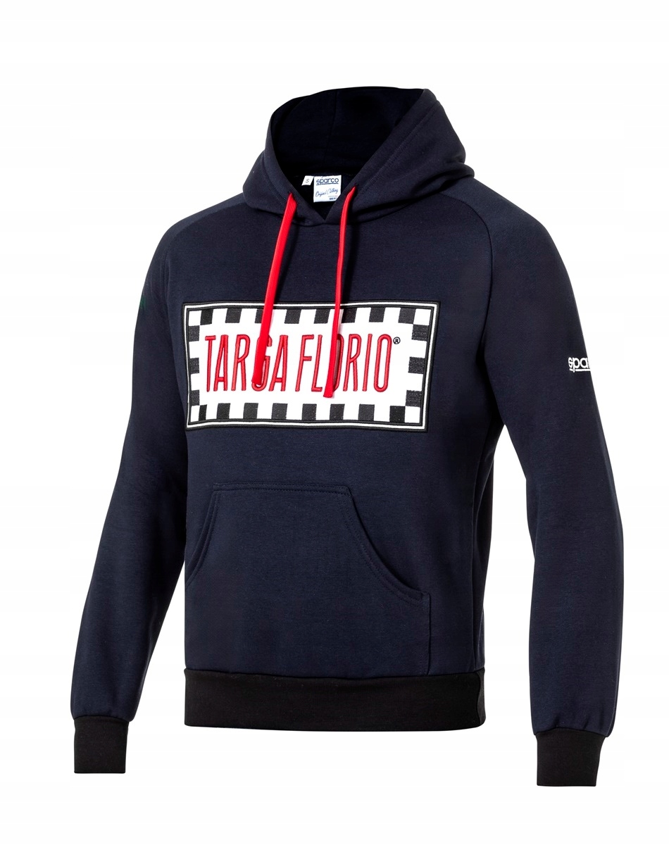 Mikina s kapucí Sparco Targa Florio #F1 tmavě modrá vel
