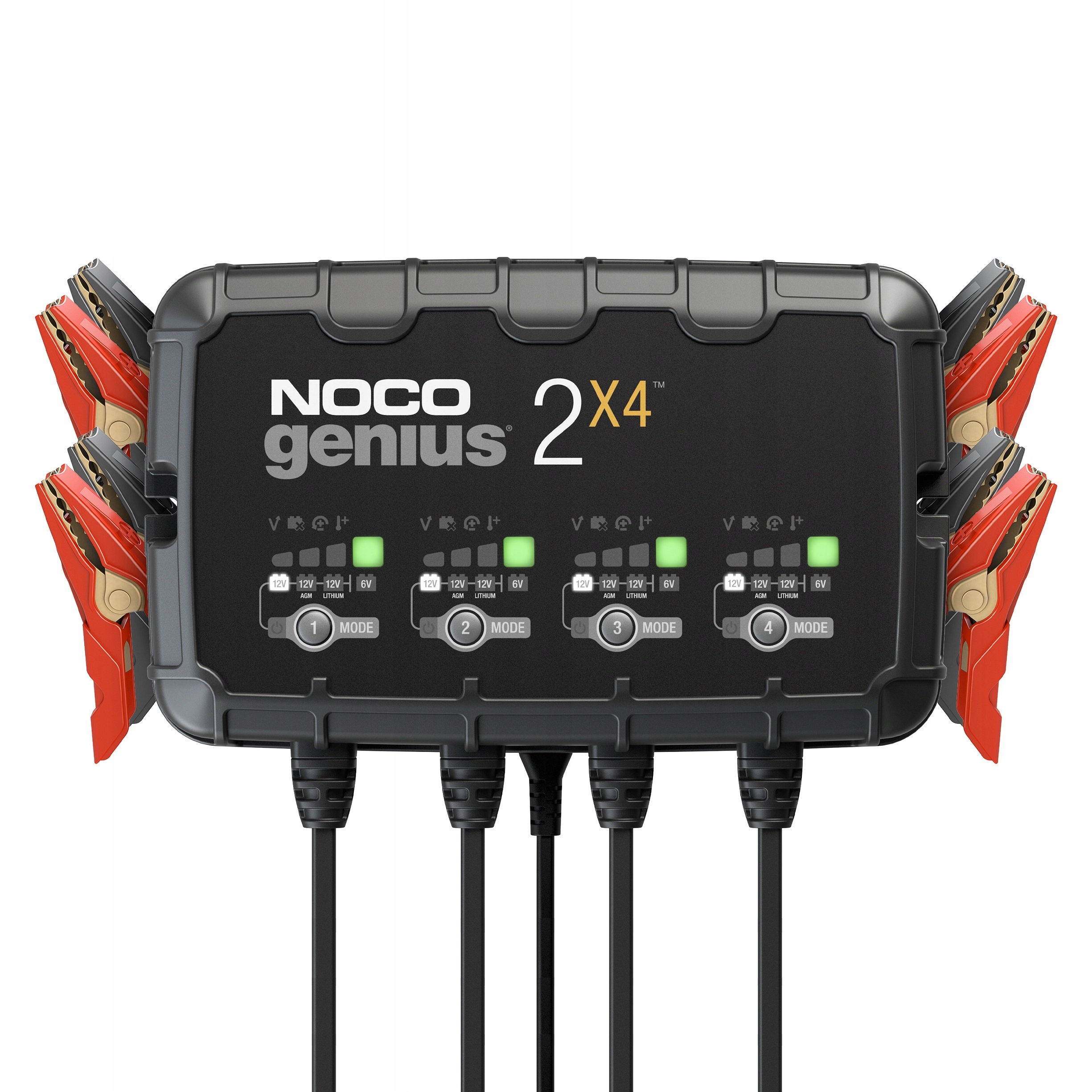 

Noco Genius 2X4 6V 12V 8A Ładowarka Inteligentna