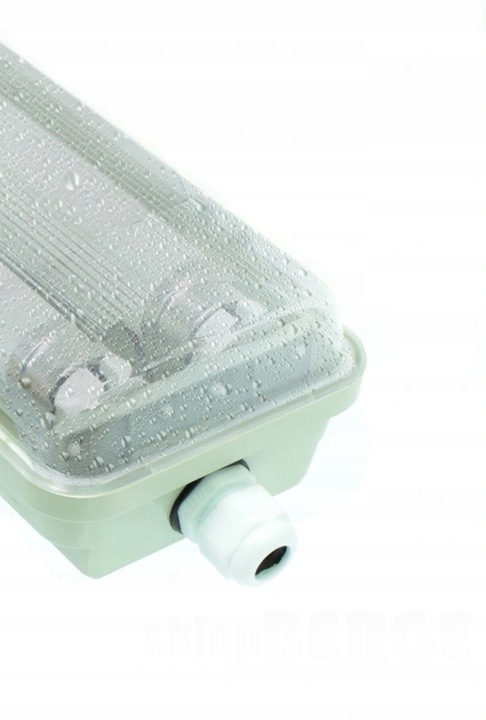 2x Oprawa Hermetyczna 120cm lampa + świetlówki LED Kolor srebrny