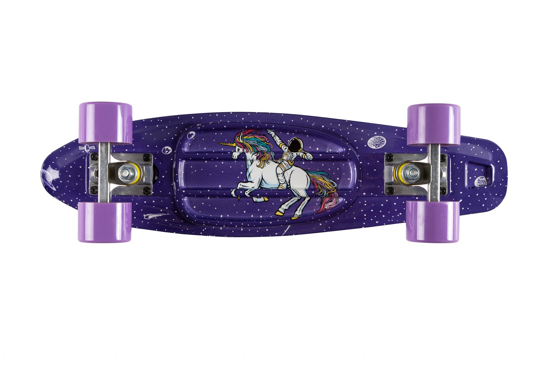 QKIDS GALAXY deskorolka jednorożec Szerokość decku 15 cm