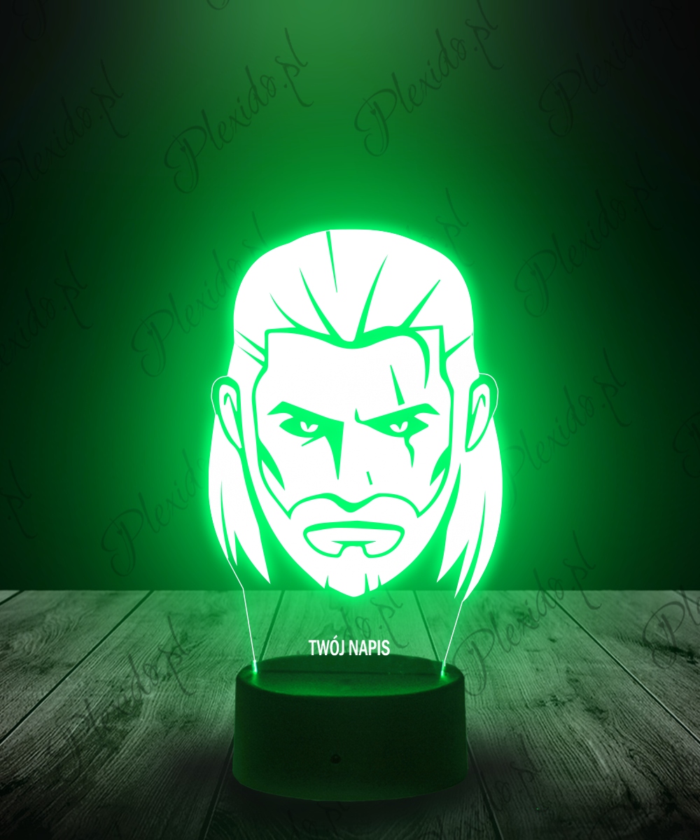 Lampka na Biurko Statuetka 3D Gra Wiedźmin Gerald EAN (GTIN) 5905342853664
