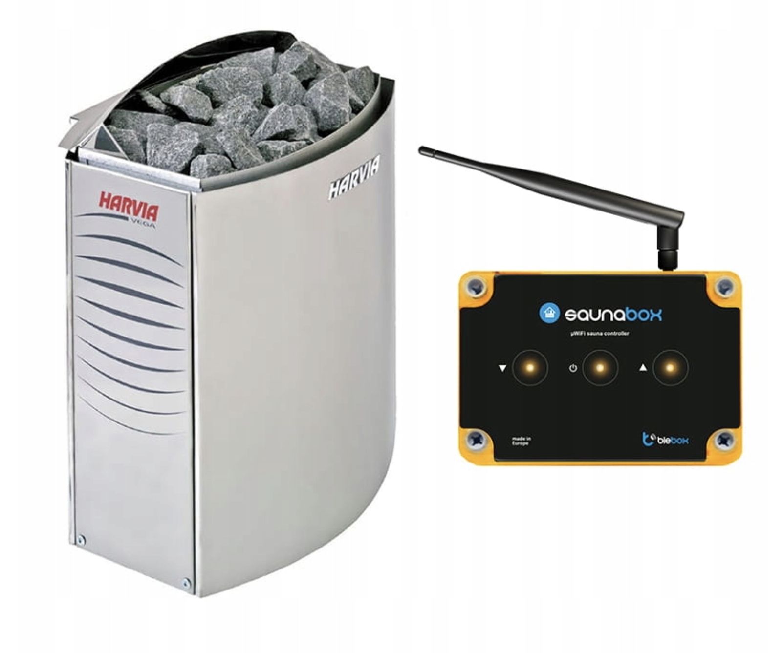 Pec Harvia BC80E 8 kW ovládač SaunaBox Pro Wi-Fi