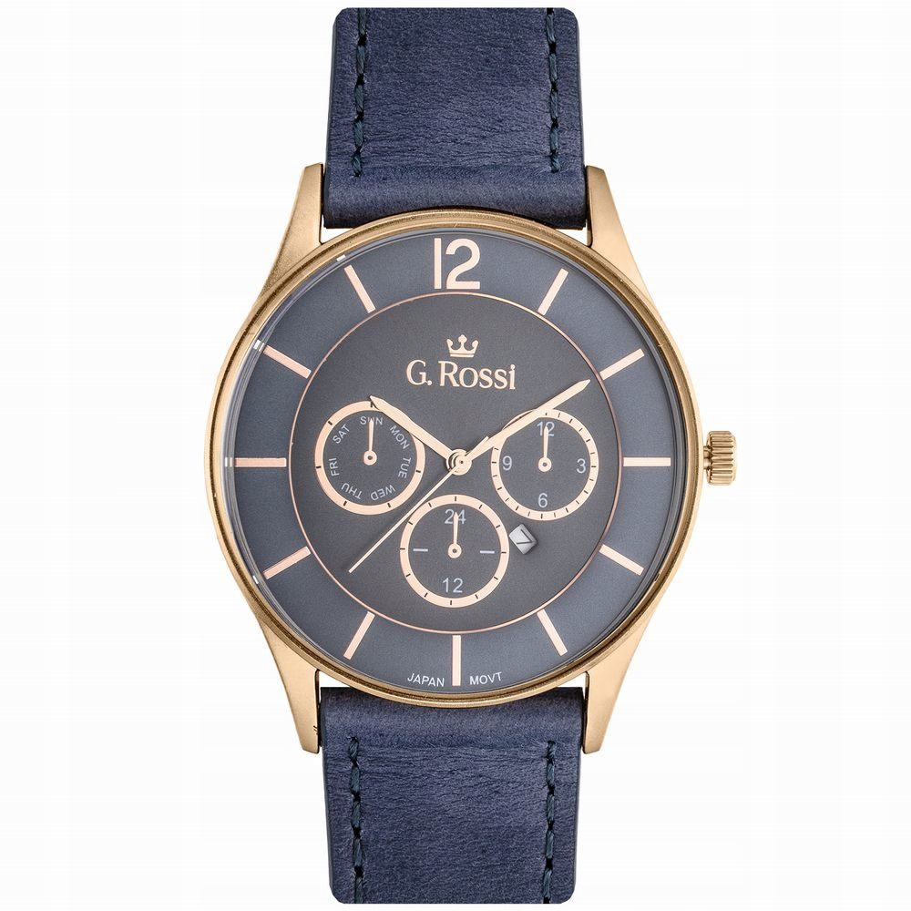 Pánské Hodinky Na Koženém Řemínku g.rossi Mikuláš