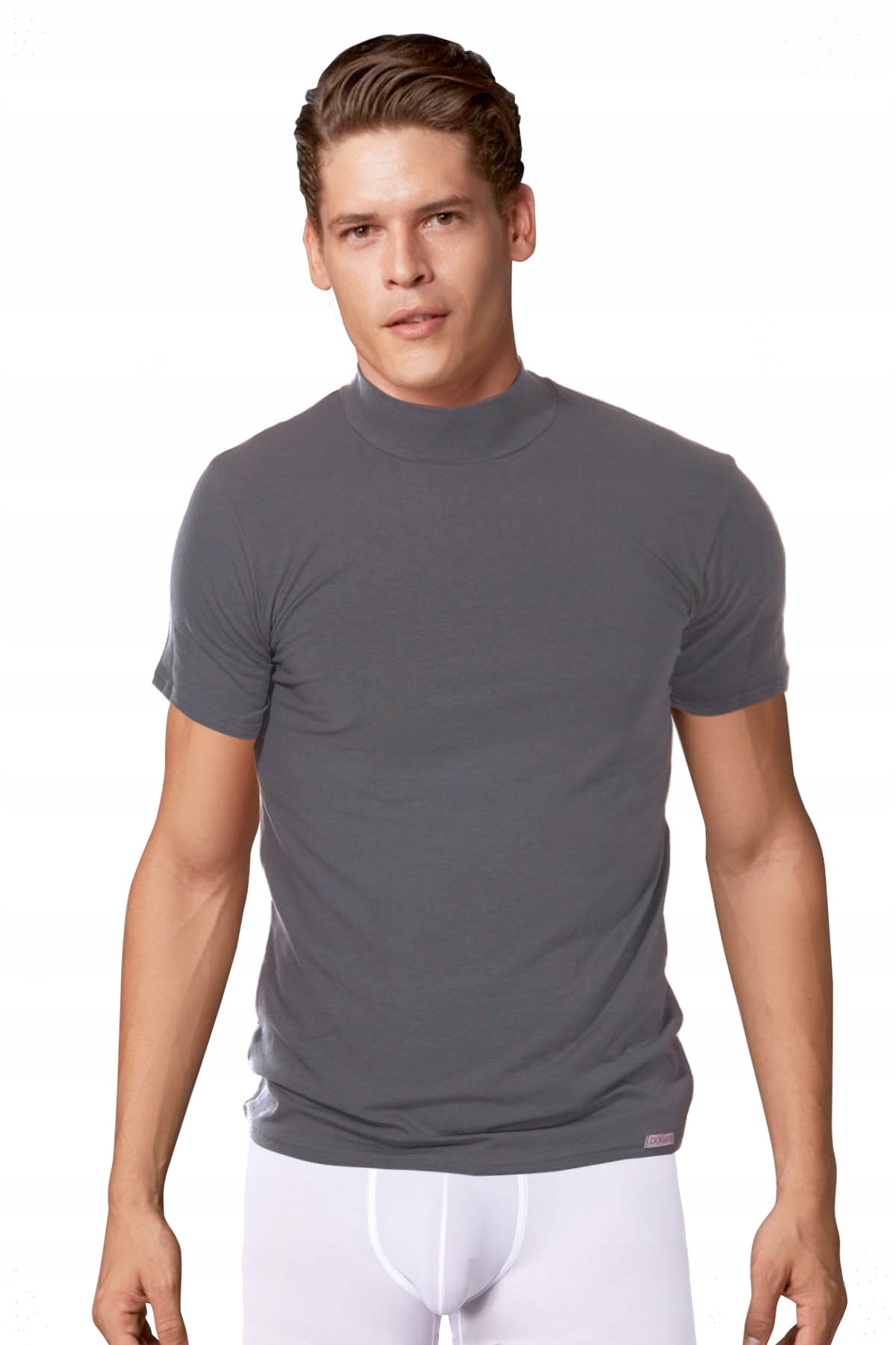 

t-shirt półgolf koszulka Doreanse 2730 L Szary