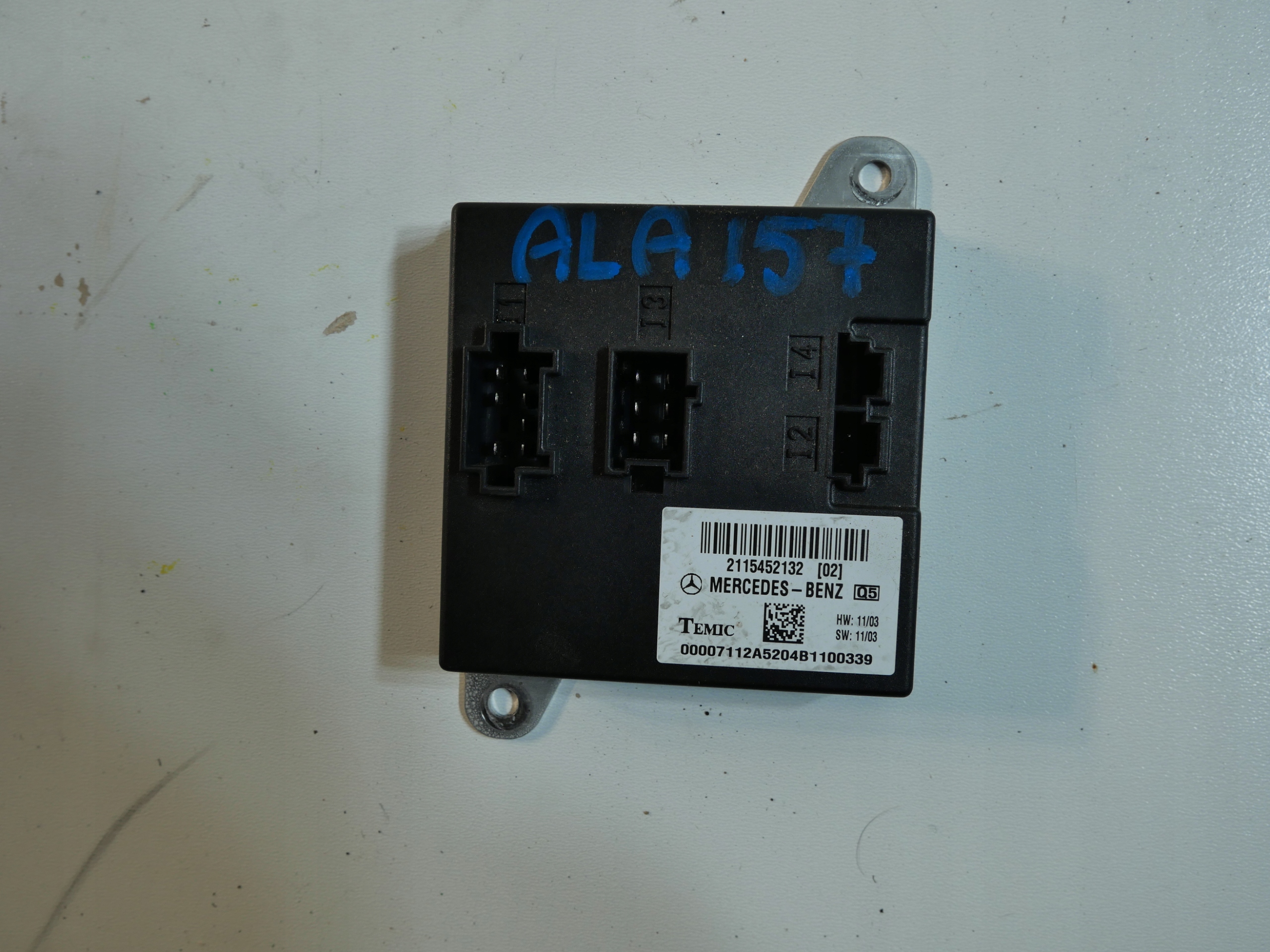module control unit seat MERCEDES W211 2115452132