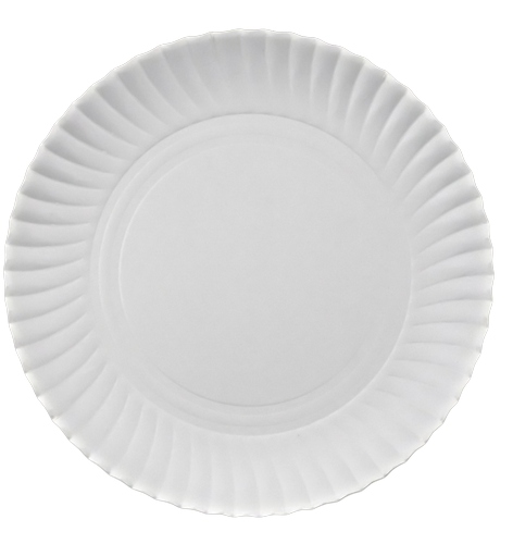 

Talerze Papierowe Białe Jednorazowe 23cm 50szt