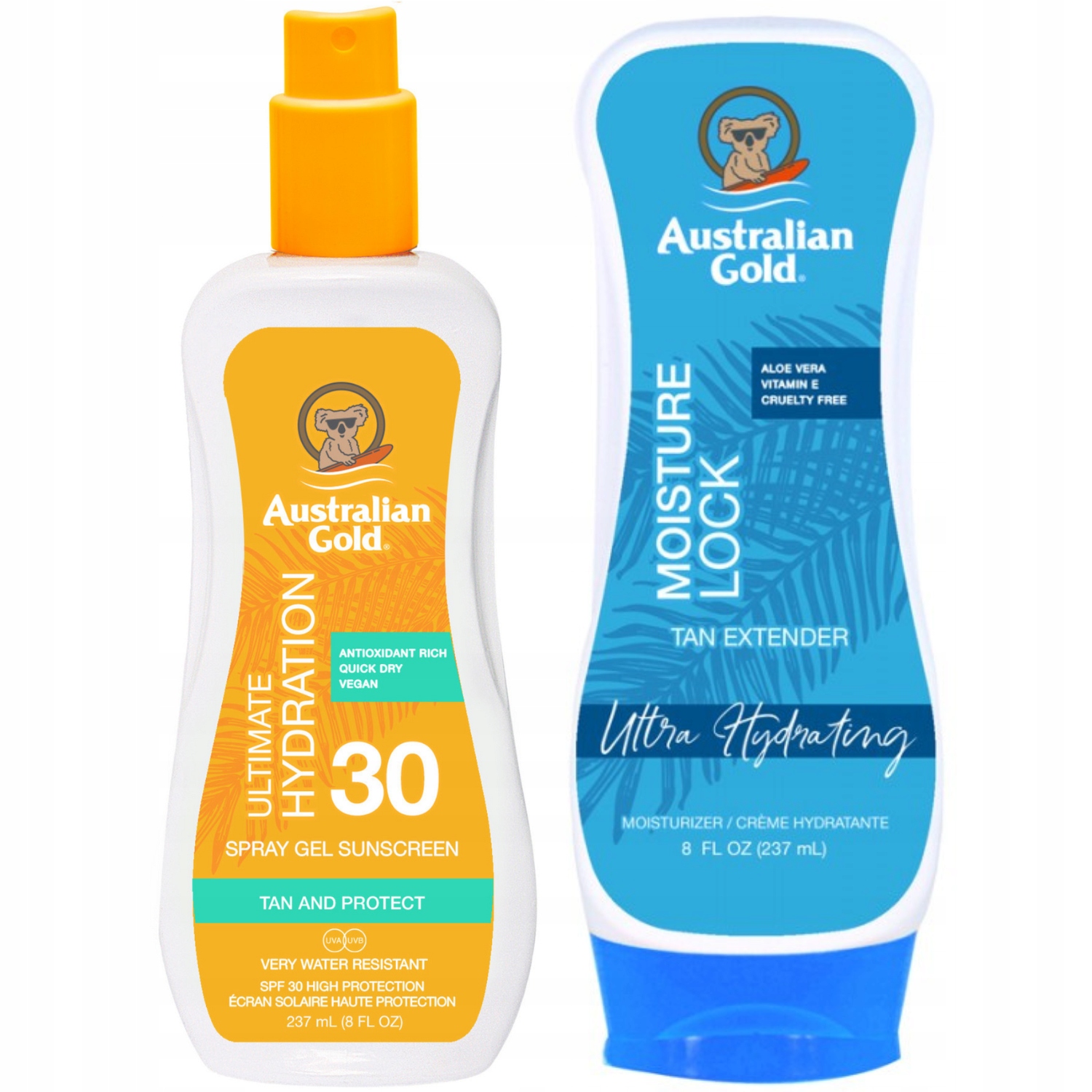 Australian Gold Gel Ve Spreji s filtrem Spf 30 Moisture Lock 237 ml