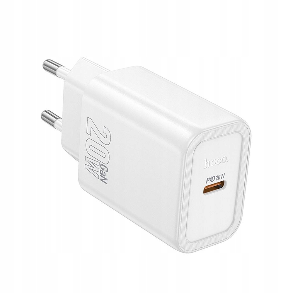 Ładowarka sieciowa do telefonu Hoco Usb C Qc Pd 20W N60 biała
