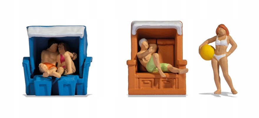 Noch 15852 Figurky (Na plážovém lehátku) stupnice Ho