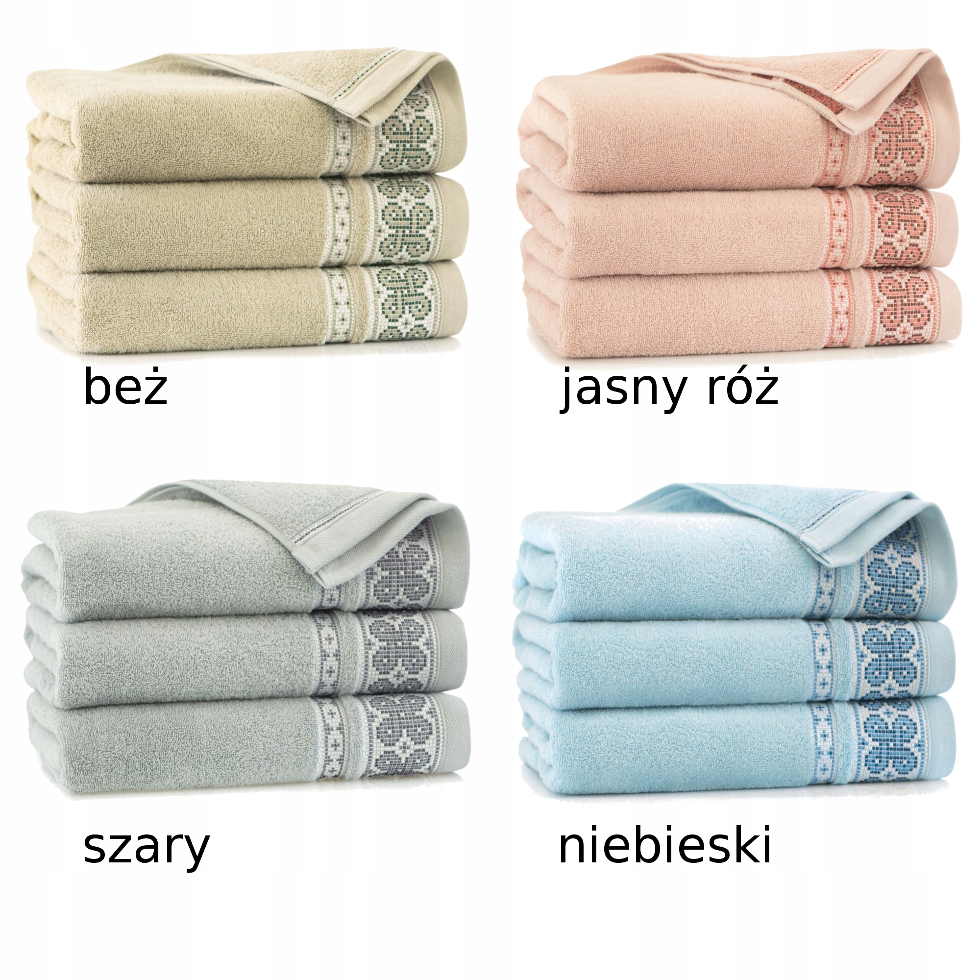 Komplet ręczników prezent 50x90 70x140 Zwoltex upominki świąteczne Labocróż Marka Zwoltex